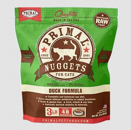 Primal Cat Raw Nuggets 3 lb