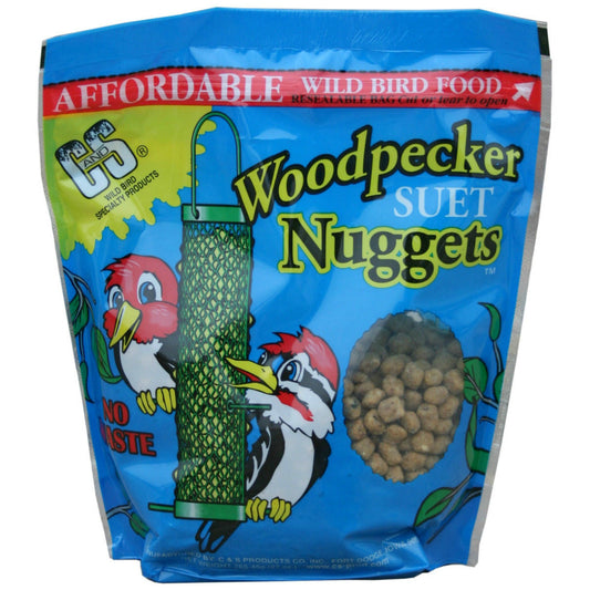 C & S CS06109 Woodpecker Suet Nuggets, 27 Oz