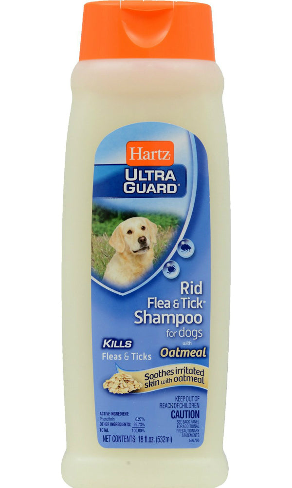 Hartz® 3270002305 UltraGuard® Rid Flea & Tick™ Dog Shampoo with Oatmeal, 18 Oz