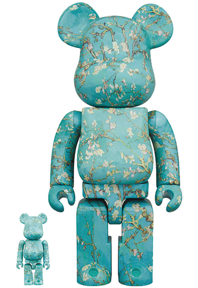 Van Gogh Almond Blossoms 100% & 400% Bearbrick 2pack
