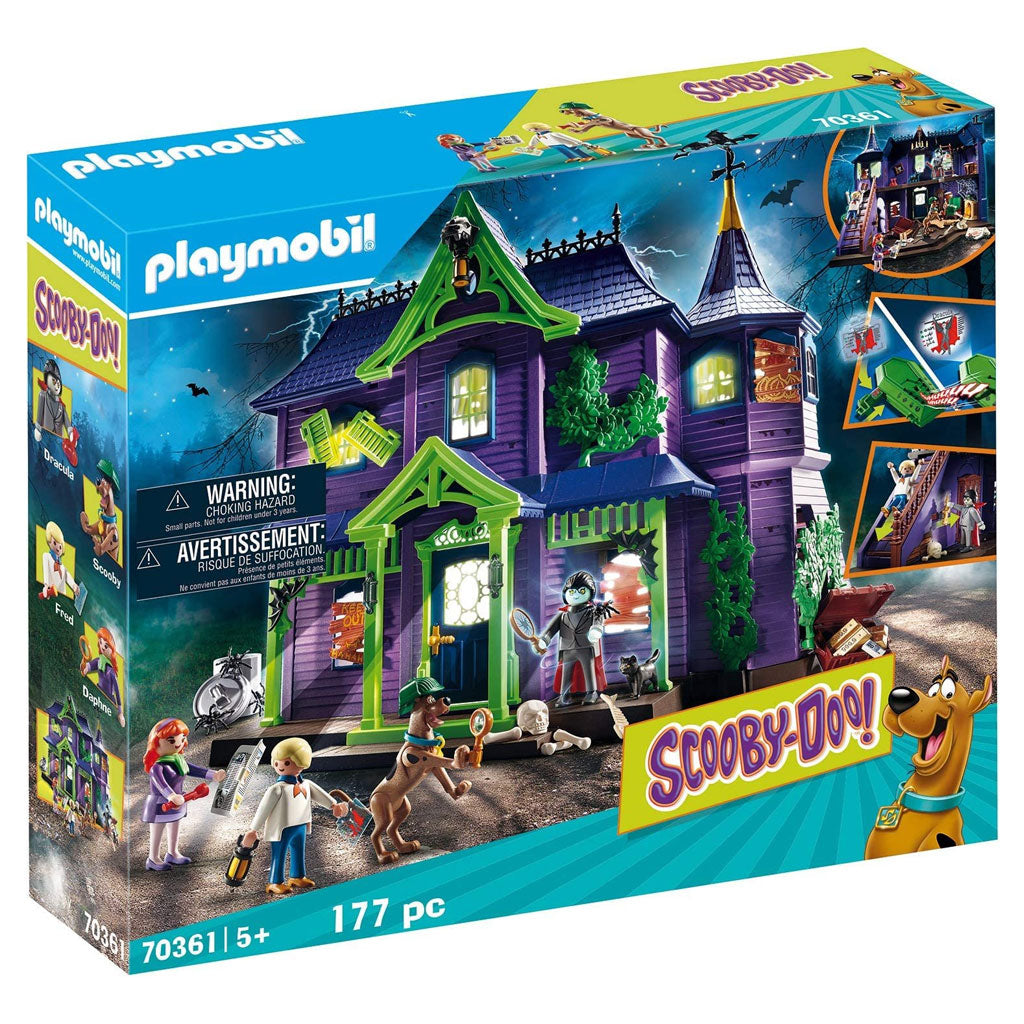 Playmobil Warner Brothers Scooby-Doo 70361 Adventure in the Mystery Mansion Building Set