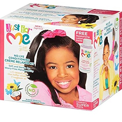 Just For Me No-Lye Conditioning Creme Relaxer Kit - Super