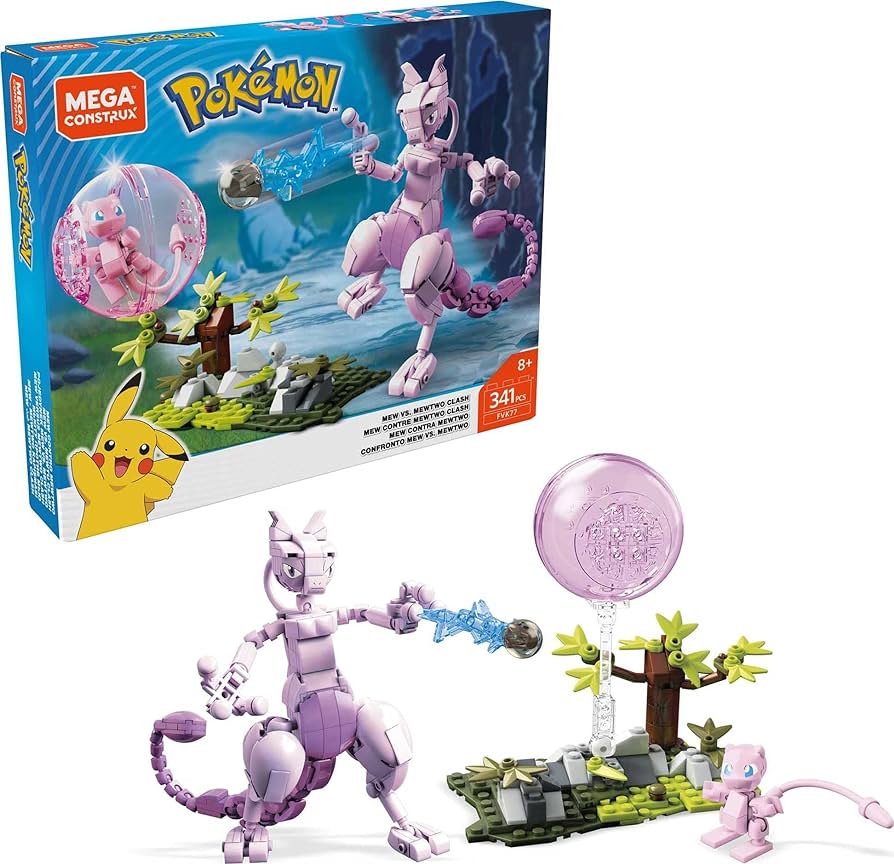 Mega Construx - Pokemon - Mew Vs. Mewtwo Clash Building Toy (FVK77)