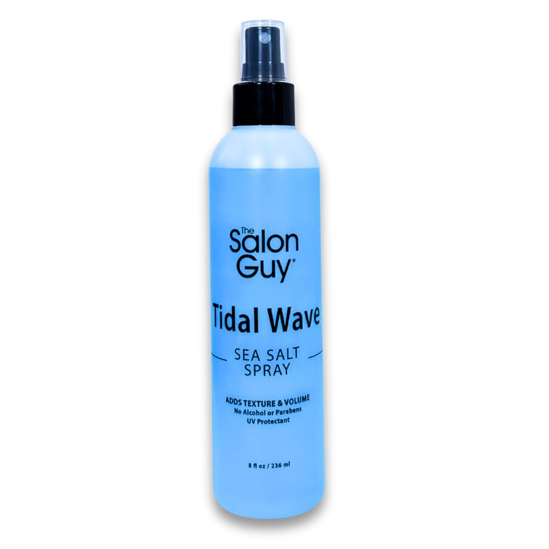 THESALONGUY Tidal Wave Sea Salt Spray For Hair Men & Women with Instant Volume, Texture, Thickness, & Light Hold Texturizing & Thickening Spray with Sea Salt & Natural Ingredients