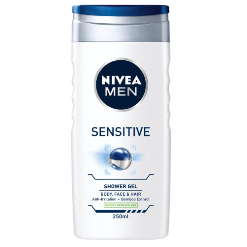 NIVEA MEN SENSITIVE SHOWER GEL 250ML