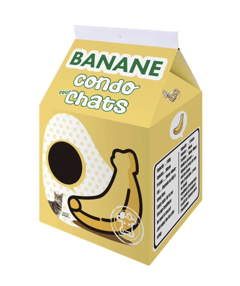 Simon's Banana Milkbox Condo 13x13x21