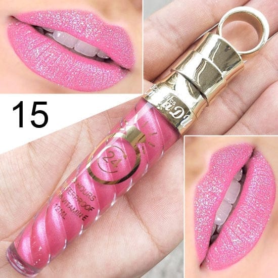Waterproof Long Lasting Matte+Shimmer Nude Glitter Lip Gloss BENNYS