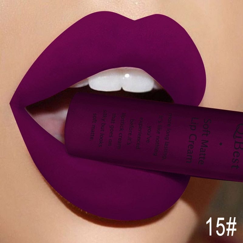 Waterproof Matte Nude Lipstick Pigment Red Long Lasting Lip Gloss BENNYS