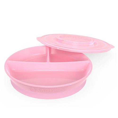 Twistshake Divided Plate & Lid 6m+ BPA Free