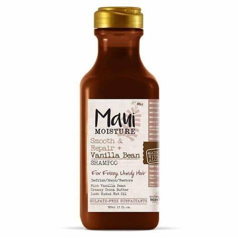 Maui Moisture Smooth & Repair Vanilla Bean For Frizzy & Unruly Hair 13 fl oz