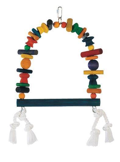 Living World Large Rope Wood Swing