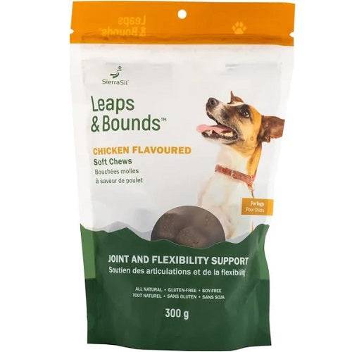 SierraSil Leaps and Bounds Chicken Flavoured Soft Chews for Dogs 300g