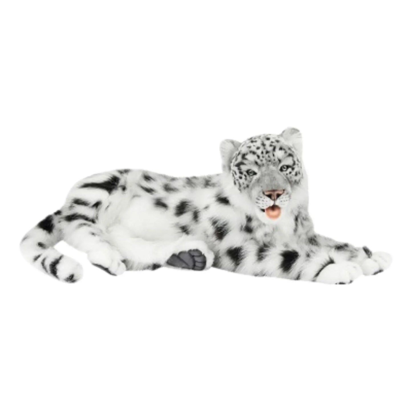 Stuffed Lying Snow Leopard