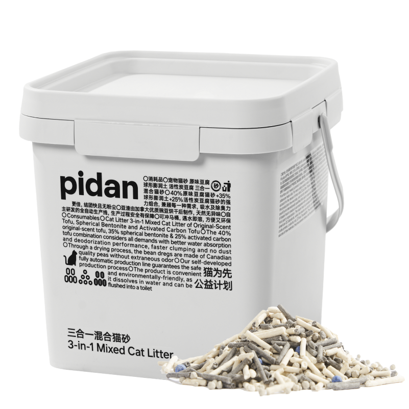 pidan 3-in-1 Mixed Cat Litter, Pail | 5.2 kg