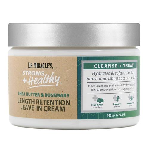 Dr. Miracle's Strong & Healthy Length Retention Leave In Cream 12oz