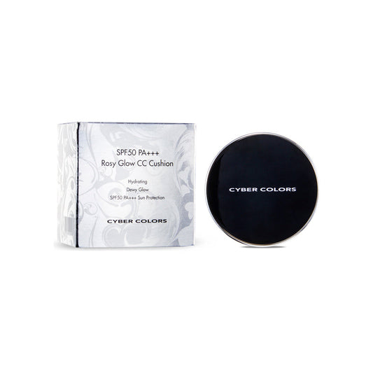Cyber Colors SPF50 Pa+++ Rosy Glow Cc Cushion With Refill 30ML