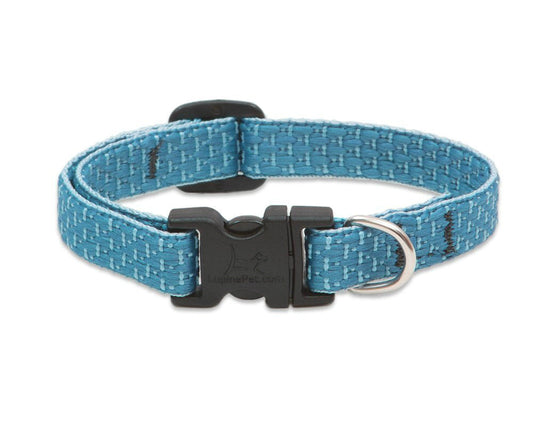 Lupine 36335 ECO Adjustable Collar for Small Dogs, Tropical Sea, 1/2" x 10-16"