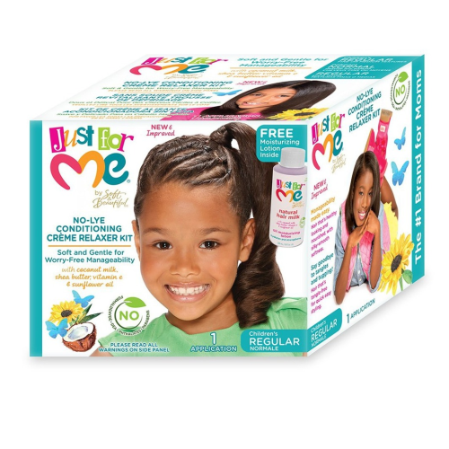 Just For Me No-Lye Conditioning Creme Relaxer Kit - Regular