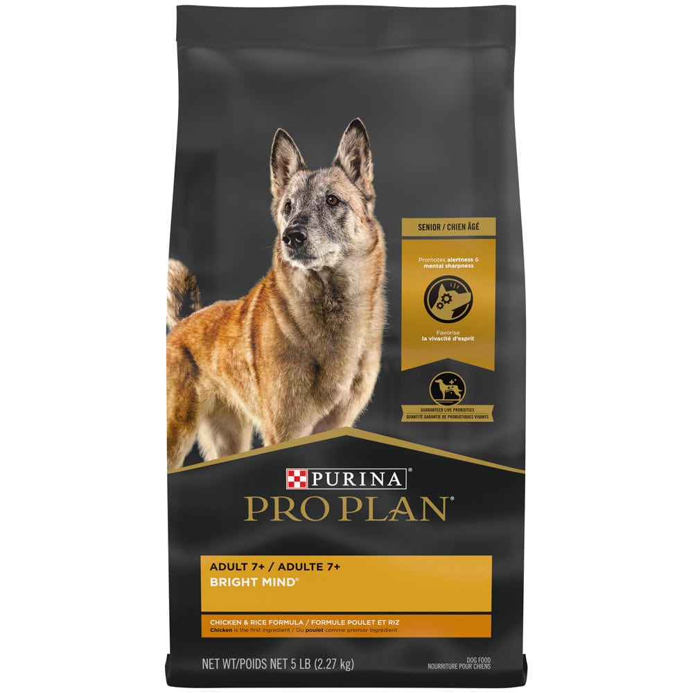Purina Pro Plan Bright Mind Adult 7+ Chicken & Rice Formula Dry Dog Food