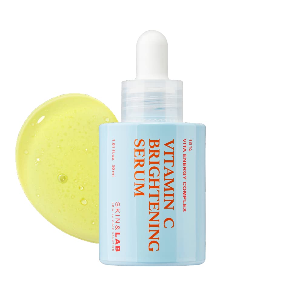 [SKIN&LAB] Vitamin C Serum for Face with Hyaluronic Acid and Niacinamide | Even Skin Tone Serum (1.01 fl oz)