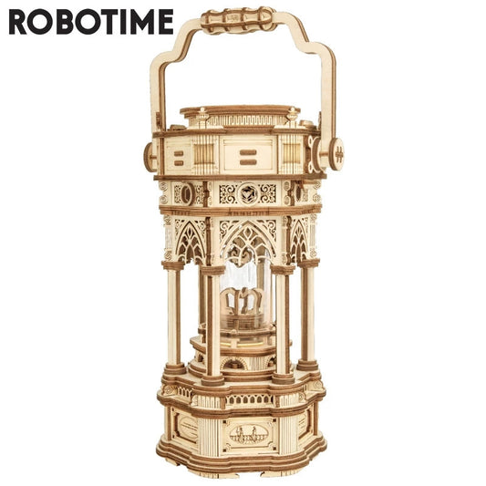 Robotime Rokr Music Box 3D Wooden Puzzle Game Assembly Model Building Kits