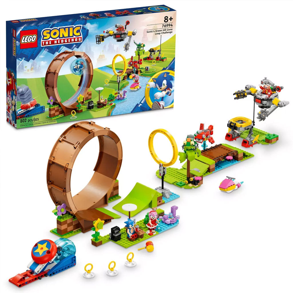 LEGO Sega Sonic's Green Hill Zone Loop Challenge Building Set (76994)