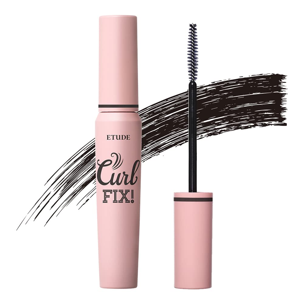ETUDE Curl Fix Mascara for 24H Curled Lashes - Keeps Fine Eyelashes Powerfully Curled with Curl 24H Technology by ETUDE