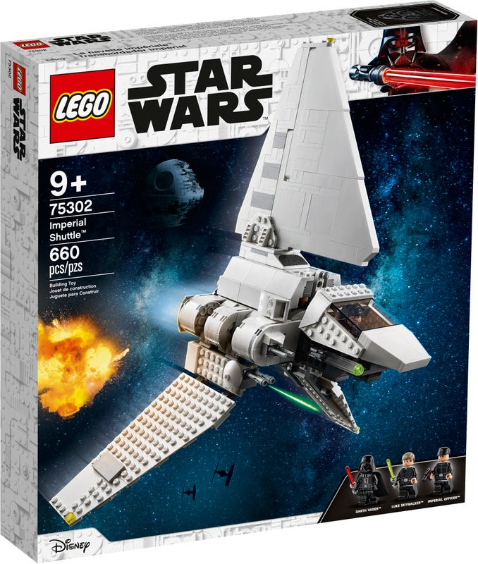 LEGO Star Wars - Imperial Shuttle (75302) Retired Building Toy LOW STOCK
