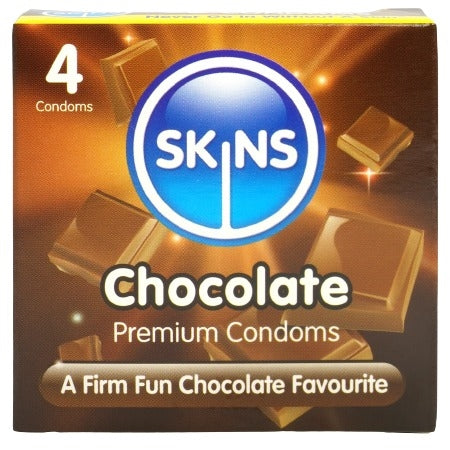 Skins Chocolate Flavoured Condoms Pack Of 4