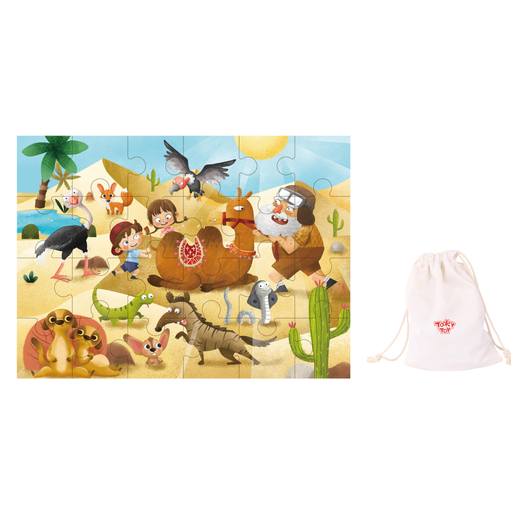 Desert Exploration Jigsaw Kids Puzzle 24pcs