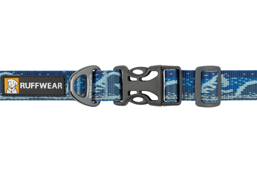 Ruffwear Crag Dog Collar in Midnight Wave