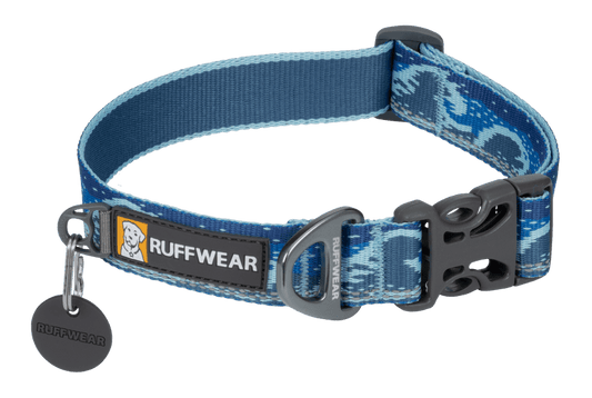 Ruffwear Crag Dog Collar in Midnight Wave
