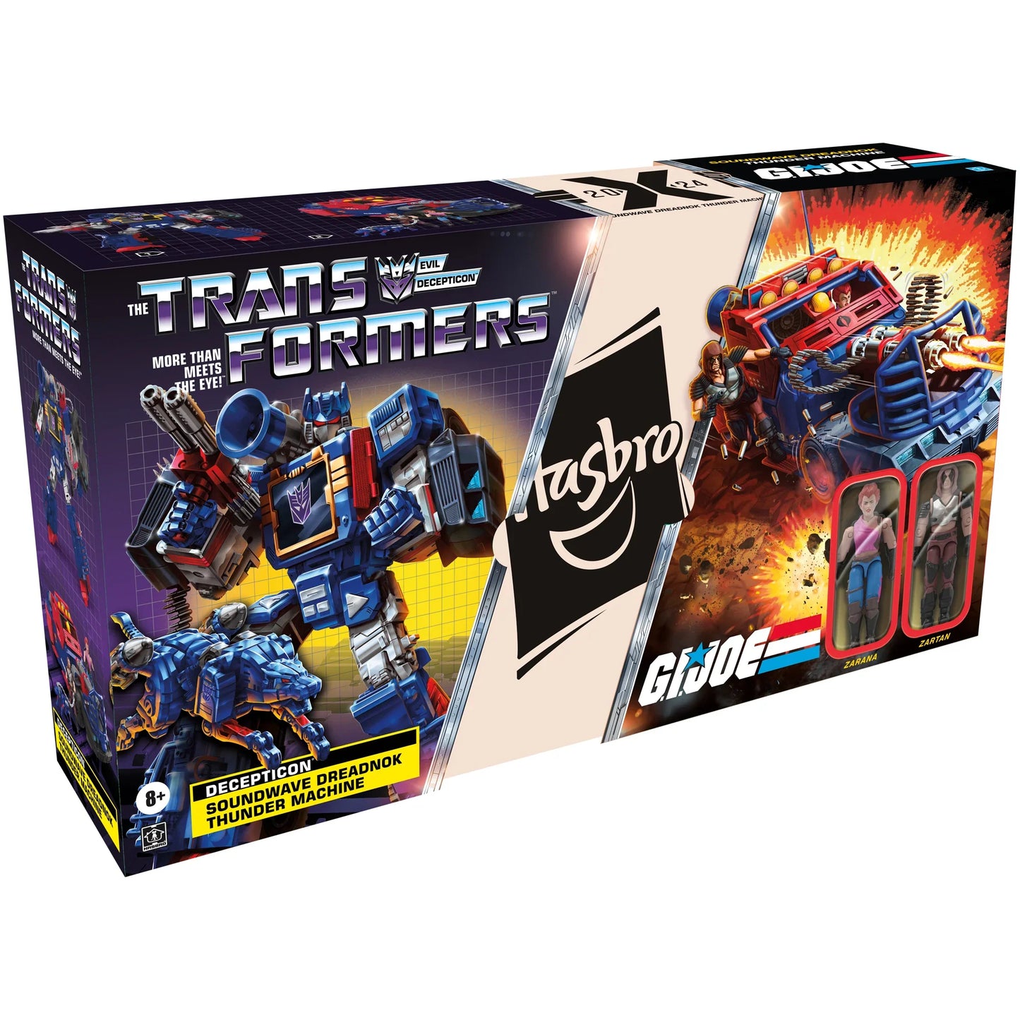 Transformers Collaborative G.I. Joe Mash-Up - Soundwave Dreadnok Thunder Machine, Zartan & Zarana Figures (F7138) LOW STOCK