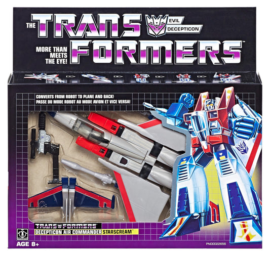 Hasbro Transformers Vintage G1 Reissue - Decepticon Air Commander Starscream (E2054) LAST ONE!