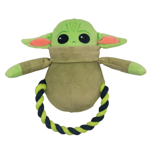 Grogu Star Wars Rope and Plush Dog Toy