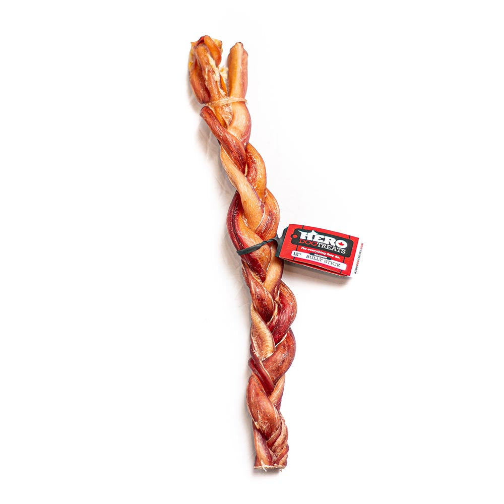 Hero - Braided Bully Sticks 12"