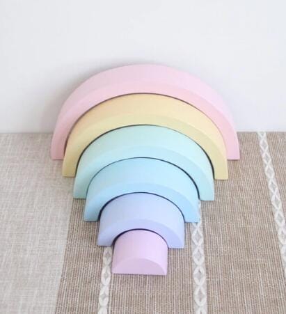 Jigsaw Puzzle Large 12-piece Arch Bridge Rainbow Building Blocks BENNYS