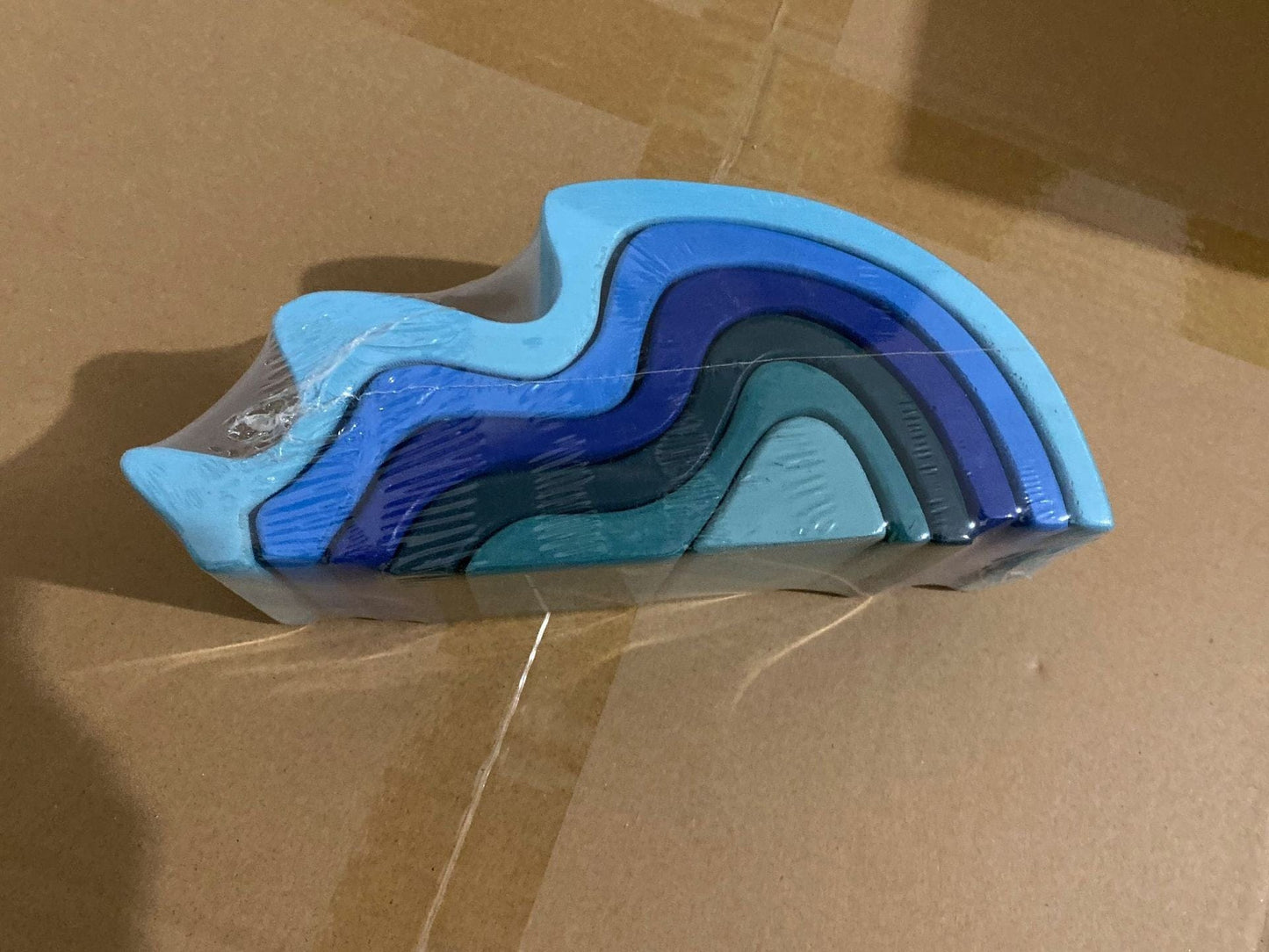 Jigsaw Puzzle Large 12-piece Arch Bridge Rainbow Building Blocks BENNYS