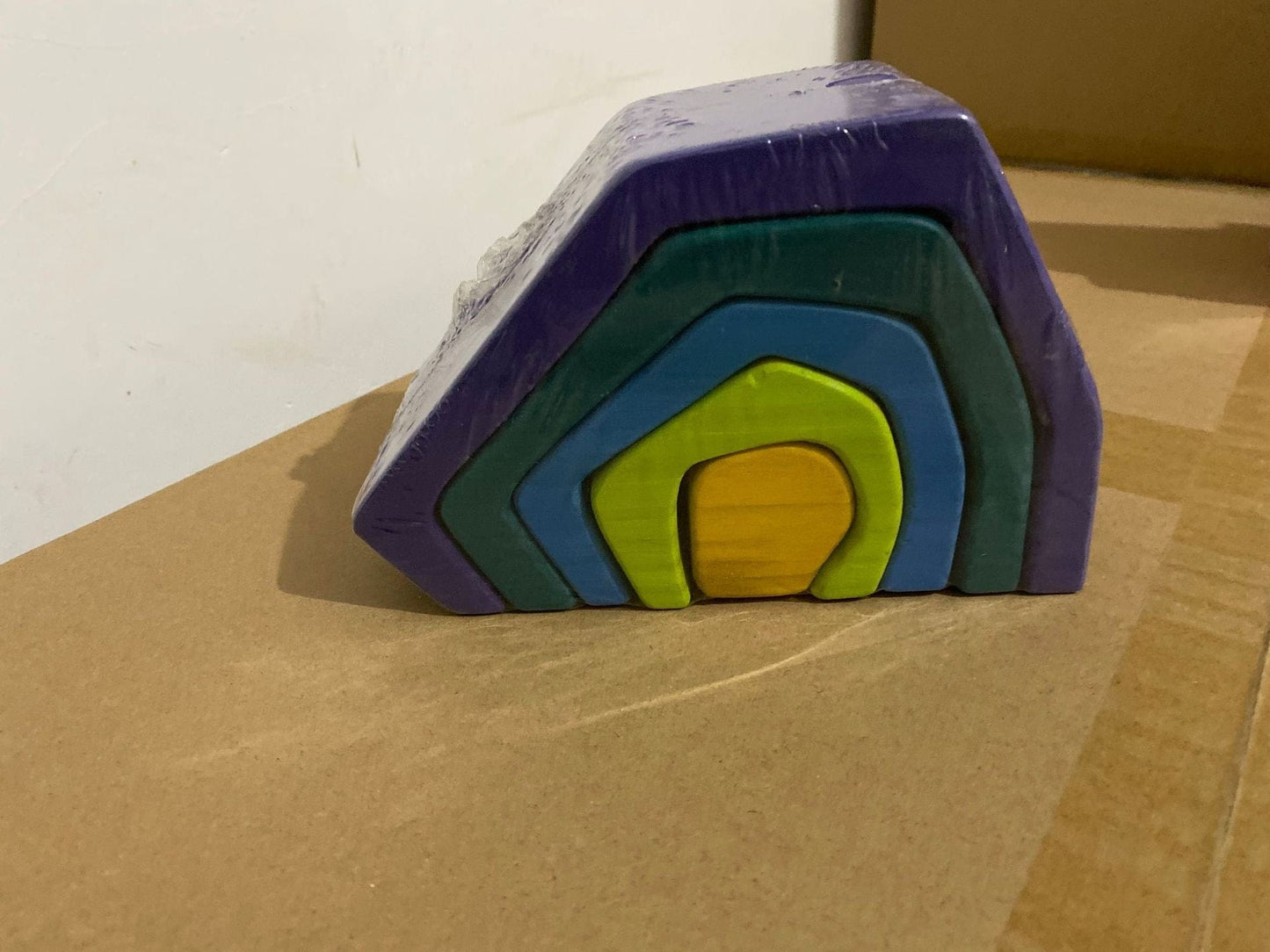 Jigsaw Puzzle Large 12-piece Arch Bridge Rainbow Building Blocks BENNYS