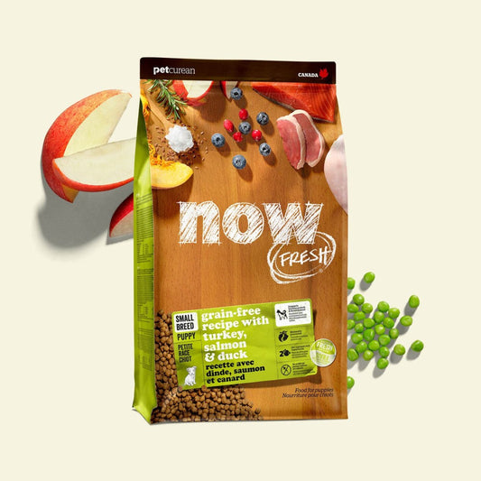 Now Fresh Turkey, Salmon and Duck for Puppies