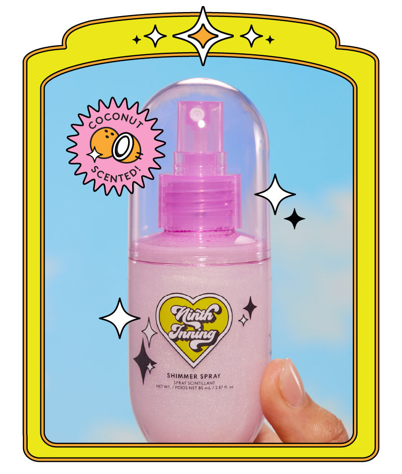 Ninth Inning Face + Body Shimmer Spray