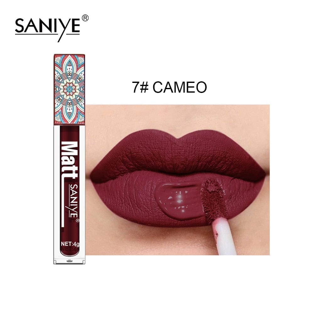 Nude Lip Gloss Waterproof Liquid Matte Lipstick Long Lasting 4g BENNYS