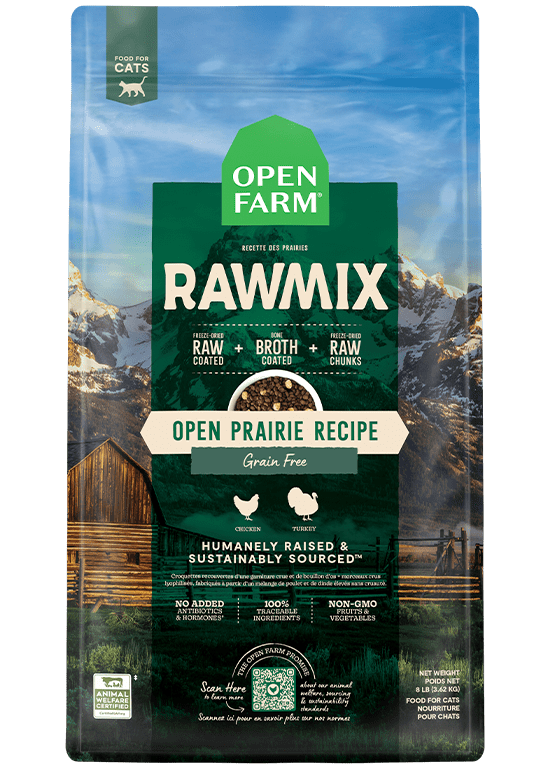 Open Farm Grain-Free RawMix Open Prairie Recipe Cat Food