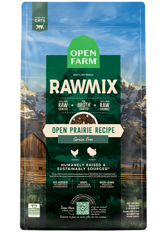 Open Farm Grain-Free RawMix Open Prairie Recipe Cat Food