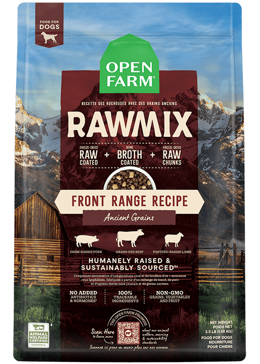 Open Farm Ancient Grains RawMix Front Range Recipe Dog Food
