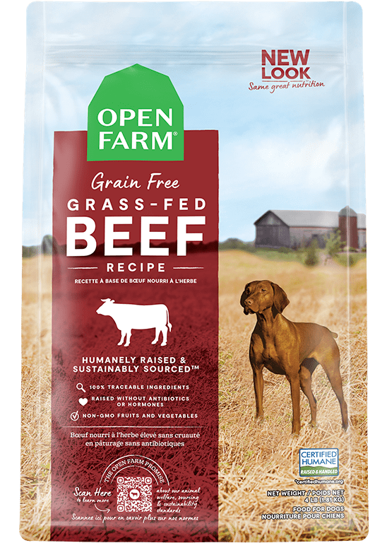 Open Farm Grain-Free Grass-Fed Beef Dry Dog Food