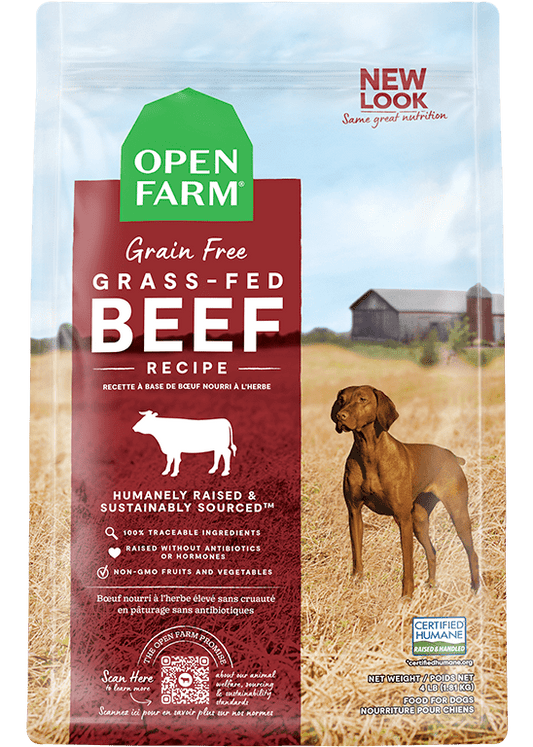 Open Farm Grain-Free Grass-Fed Beef Dry Dog Food