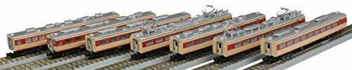 Rokuhan 485 Ltd Express Early Type Hibari J.n.r. Color Kuro481 Add-on 7-car Set