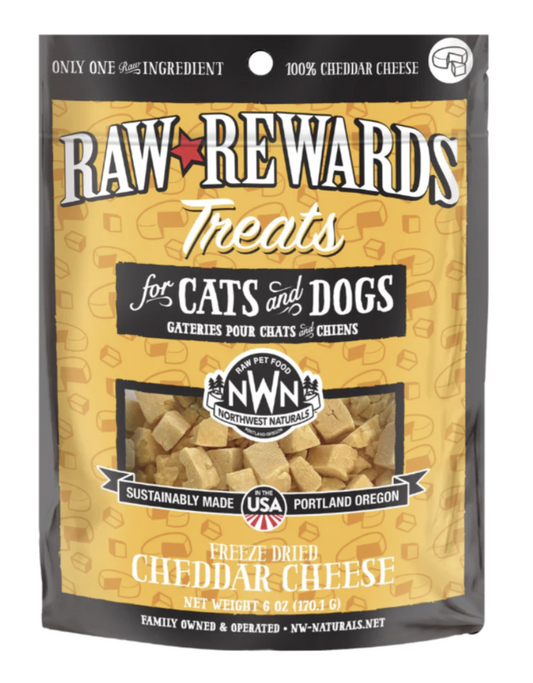 Northwest Naturals Raw Rewards Cheddar Cheese Treats 6oz