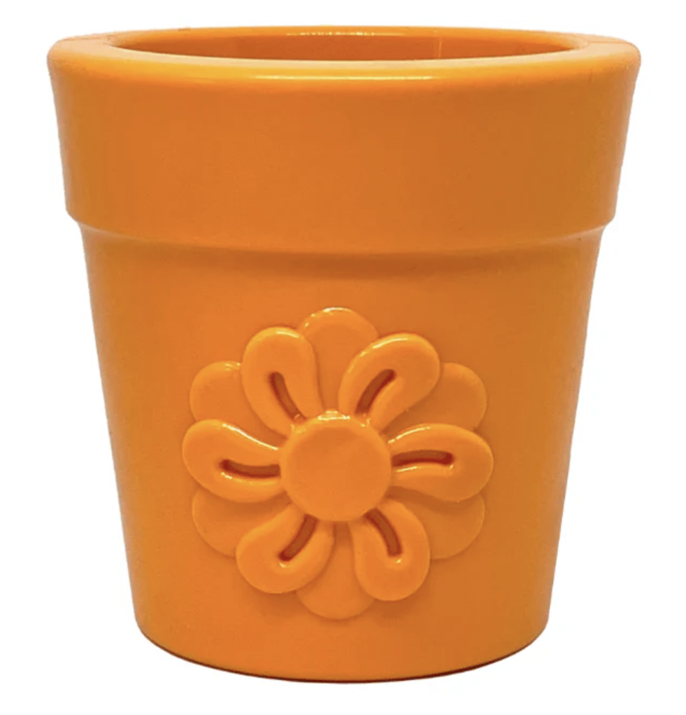 Soda Pup Flower Pot Treat Dispenser & Bowl